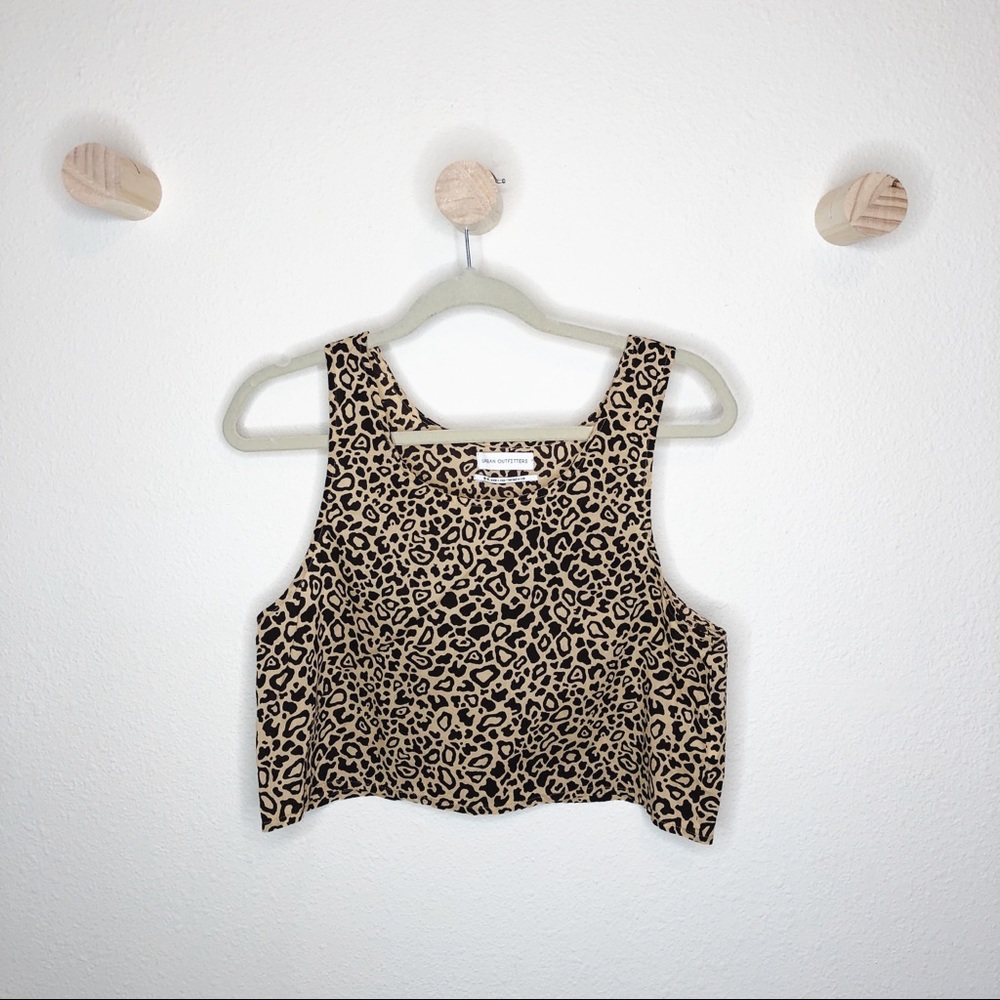 [SOLD] Urban Outfitters Leopard Print Crop Top Tank